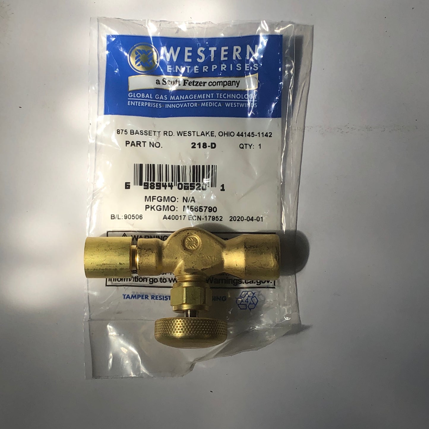 NIB ESTERN ENTERPRISES HIGH PRESSURE # 211 3,000 PSI VALVE SHIPS FREE