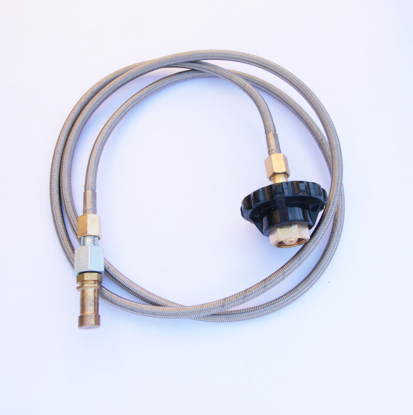36" Invacare Homefill To CGA540 Tank Whip With Nipple.